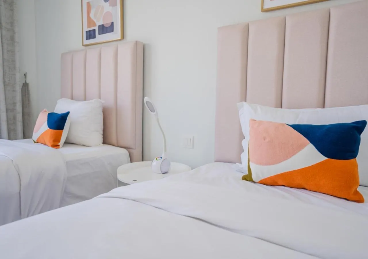 شقة Nasma Luxury Stays - Bellevue Tower 1 دبي الإمارات العربية المتحدة