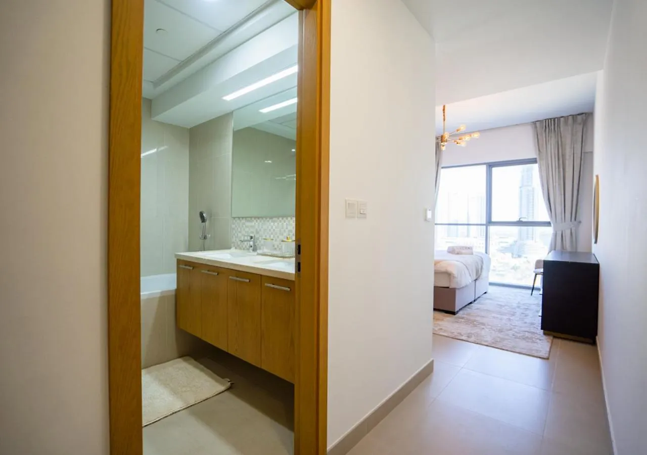 شقة Nasma Luxury Stays - Bellevue Tower 1 دبي الإمارات العربية المتحدة